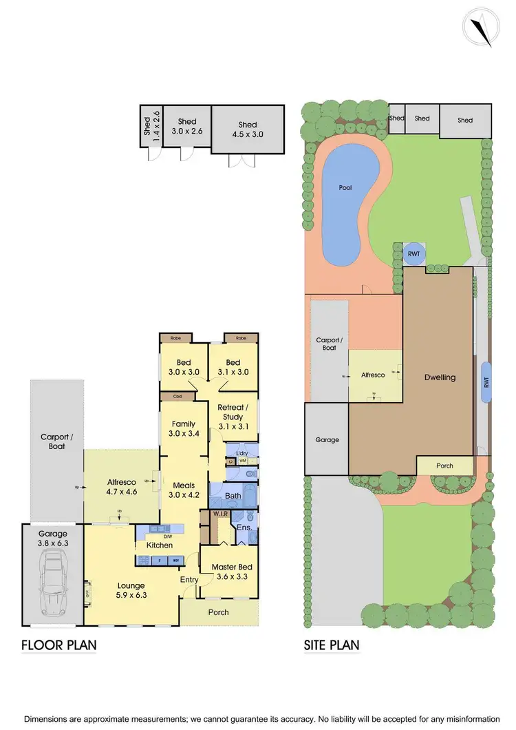 Floorplan of Homely house listing, 14 Whitehaven Street, Wantirna VIC 3152