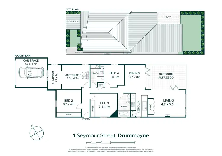 Floorplan of Homely house listing, 1 Seymour Street, Drummoyne NSW 2047
