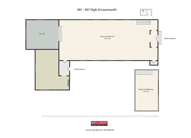 Floorplan of Homely house listing, 401 - 407 High Street, Learmonth VIC 3352