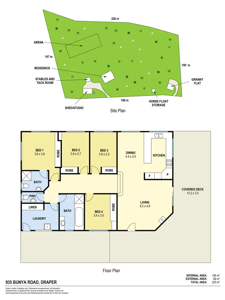 Floorplan of Homely house listing, 935 Bunya Road, Draper QLD 4520