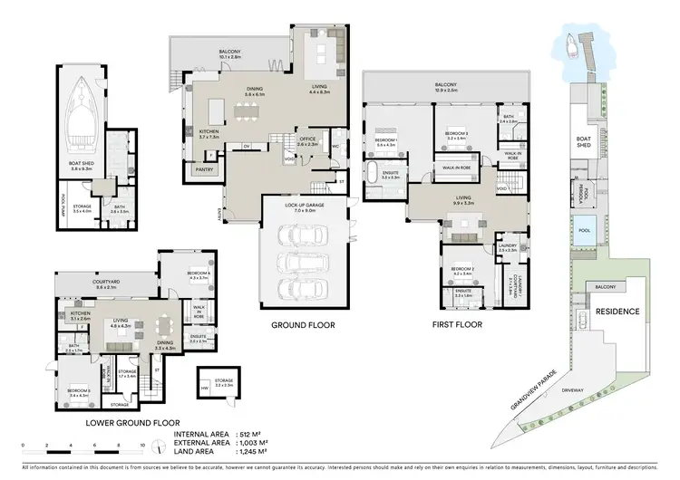 Floorplan of Homely house listing, 23 Grandview Parade, Caringbah South NSW 2229