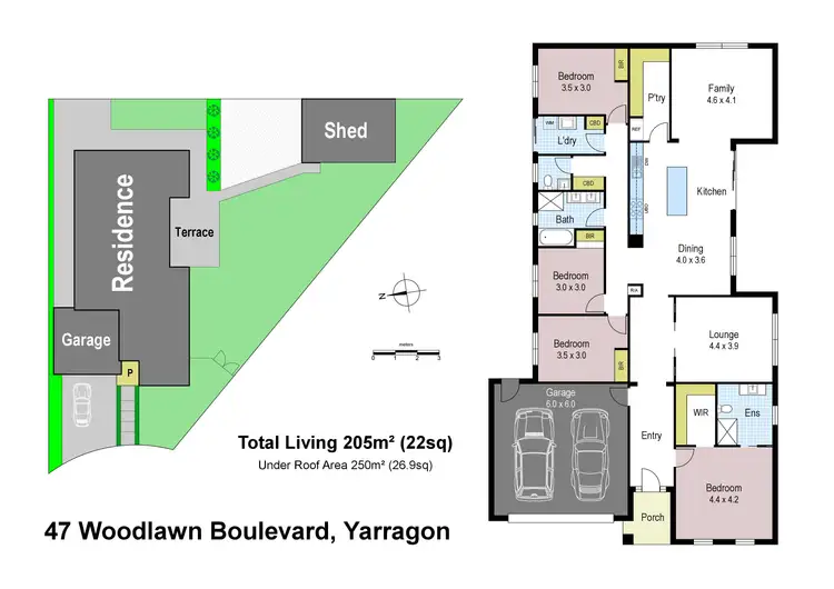 Floorplan of Homely house listing, 47 Woodlawn Boulevard, Yarragon VIC 3823
