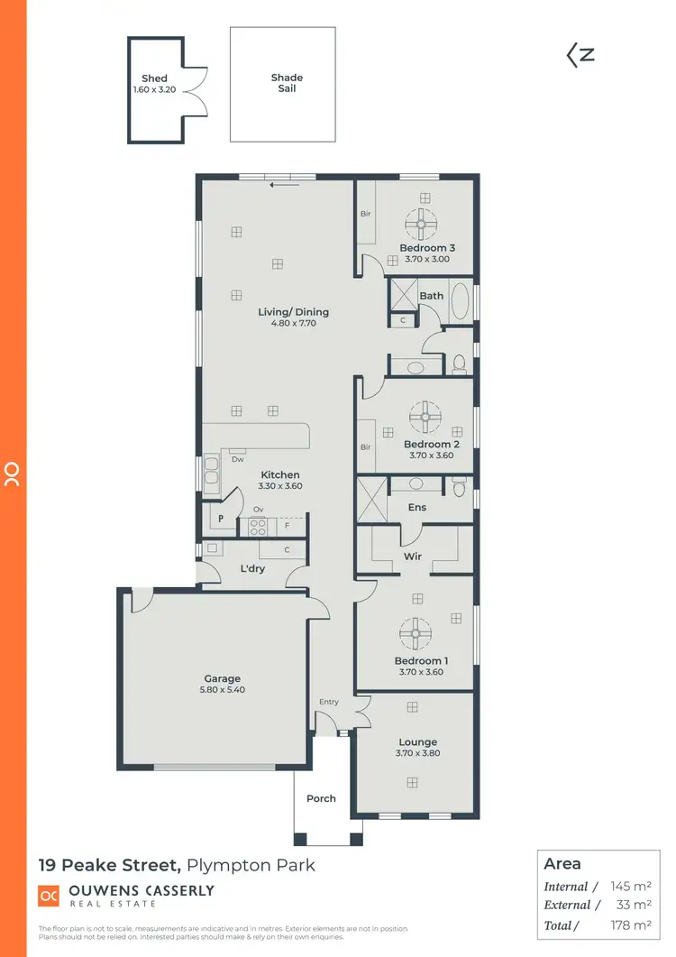 Floorplan of Homely house listing, 19 Peake Street, Plympton Park SA 5038