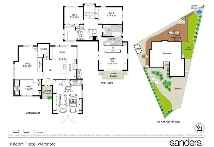 Floorplan of Homely house listing, 10 Boomi Place, Woronora NSW 2232