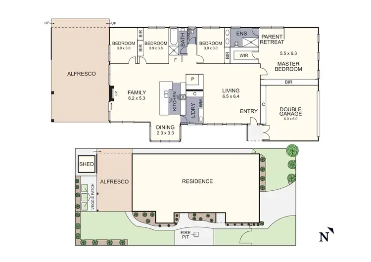 Floorplan of Homely house listing, 15 Ardel Street, Croydon VIC 3136