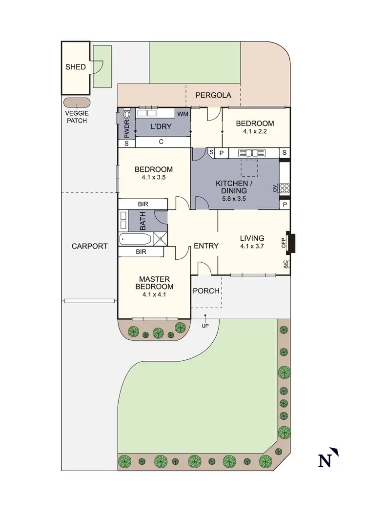 Floorplan of Homely house listing, 24 Maclagan Crescent, Reservoir VIC 3073