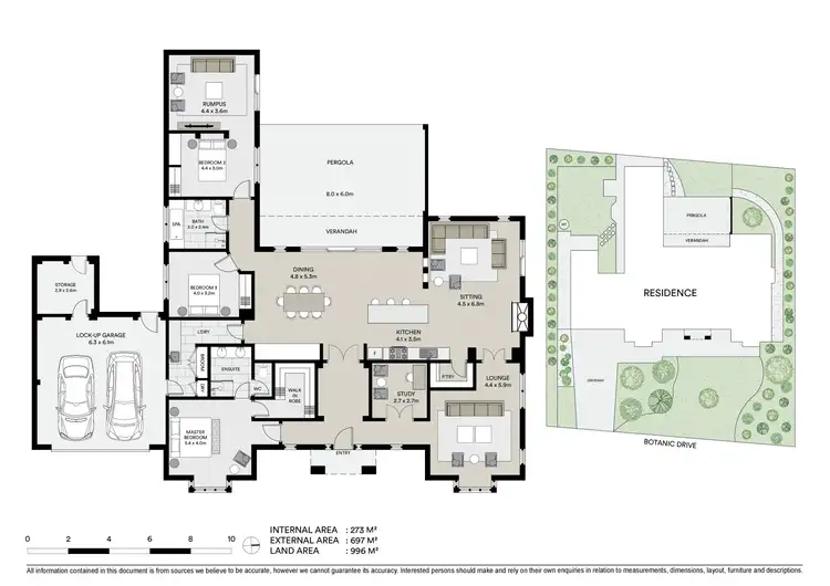 Floorplan of Homely house listing, 25 Botanic Drive, Ballarat North VIC 3350