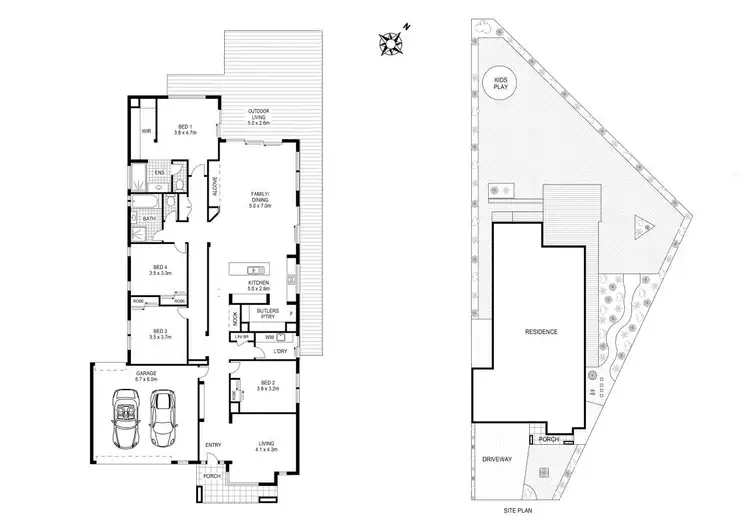 Floorplan of Homely house listing, 17 Cascade Drive, Beveridge VIC 3753