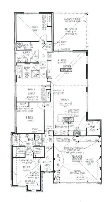 Floorplan of Homely house listing, 29 Lexington Avenue, Hilbert WA 6112