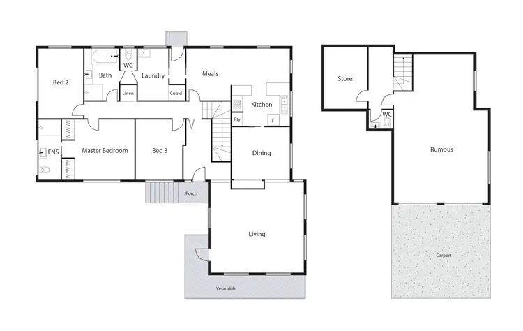 Floorplan of Homely house listing, 8 Johnson Place, Farrer ACT 2607