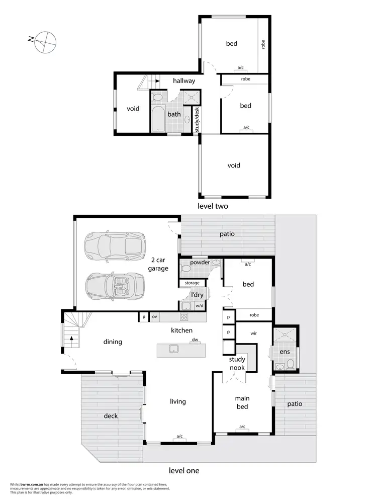 Floorplan of Homely townhouse listing, 3/7 Allwood Street, Chifley ACT 2606