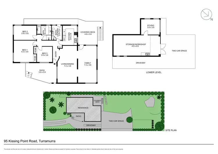 Floorplan of Homely house listing, 95 Kissing Point Road, Turramurra NSW 2074