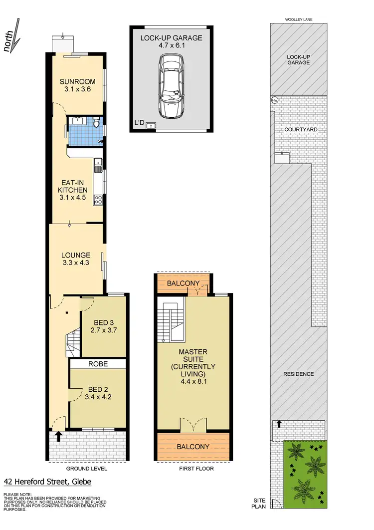 Floorplan of Homely house listing, 42 Hereford Street, Glebe NSW 2037