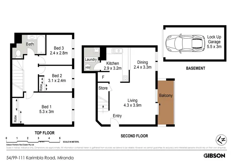Floorplan of Homely apartment listing, 54/99-111 Karimbla Road, Miranda NSW 2228