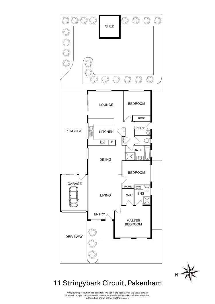 Floorplan of Homely house listing, 11 Stringy Bark Circuit, Pakenham VIC 3810
