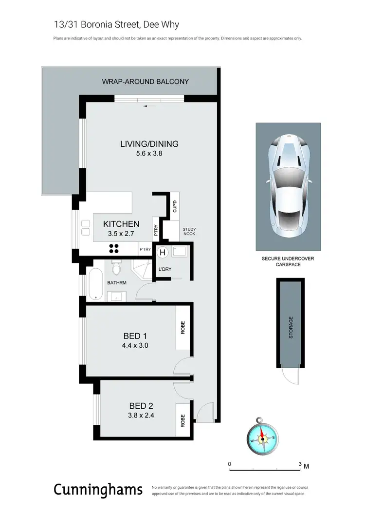 Floorplan of Homely apartment listing, 13/31-39 Boronia Street, Dee Why NSW 2099