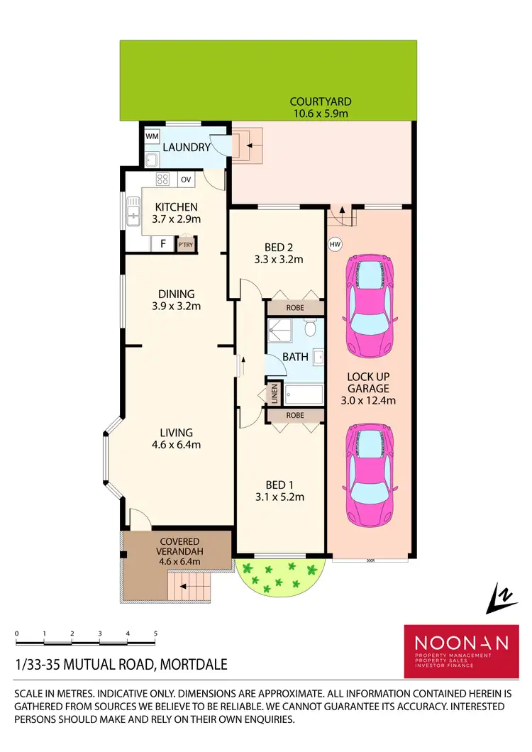 Floorplan of Homely villa listing, 1/33 Mutual Road, Mortdale NSW 2223