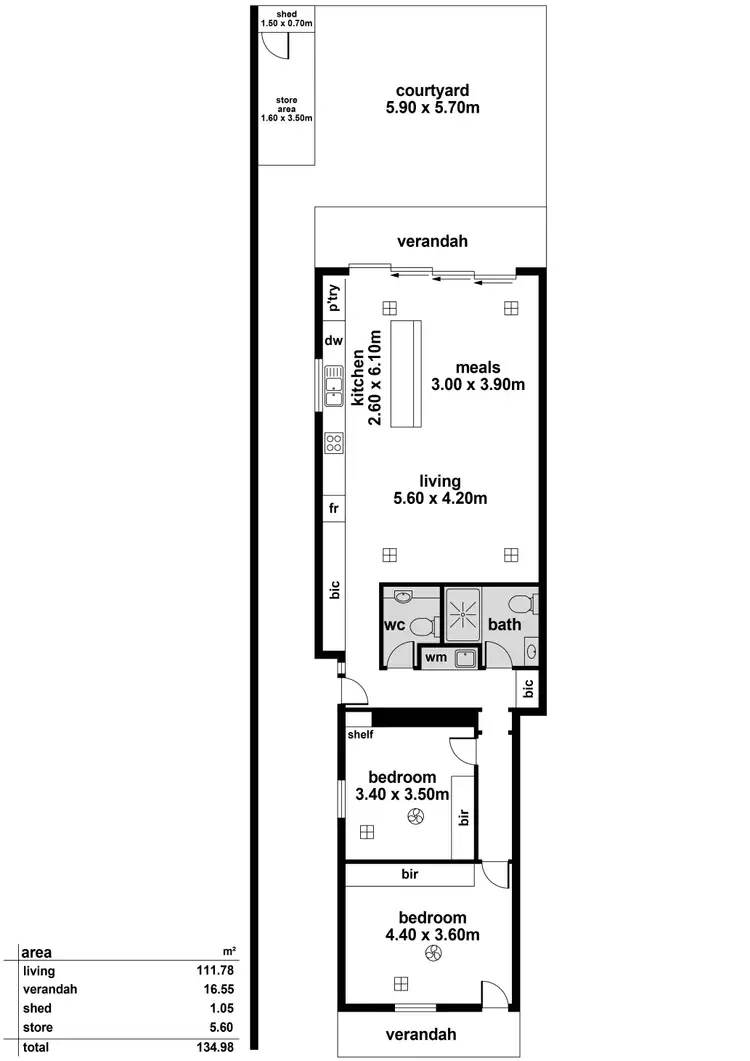 Floorplan of Homely house listing, 39 Gray Street, Norwood SA 5067