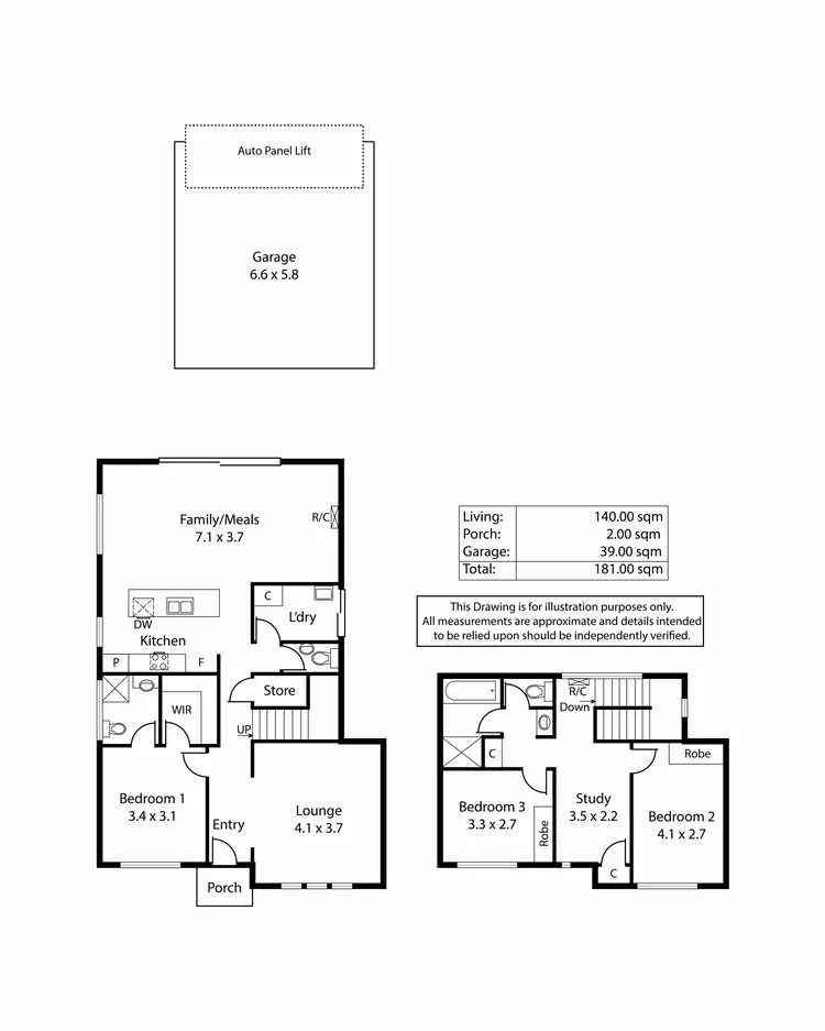 Floorplan of Homely townhouse listing, 31 Esperance Drive, Andrews Farm SA 5114
