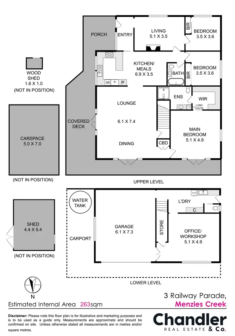 Floorplan of Homely house listing, 3 Railway Parade, Menzies Creek VIC 3159