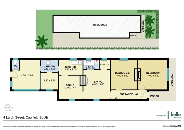 Floorplan of Homely house listing, 4 Larch Street, Caulfield South VIC 3162