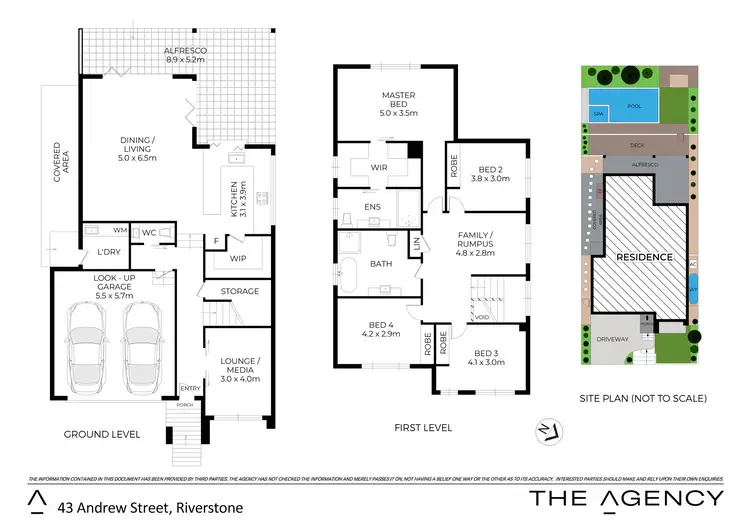 Floorplan of Homely house listing, 43 Andrew Street, Riverstone NSW 2765