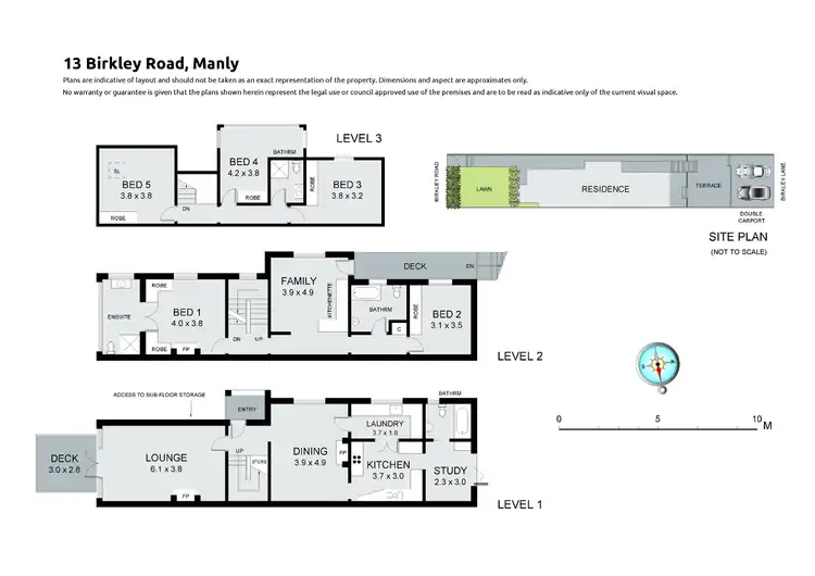 Floorplan of Homely house listing, 13 Birkley Road, Manly NSW 2095