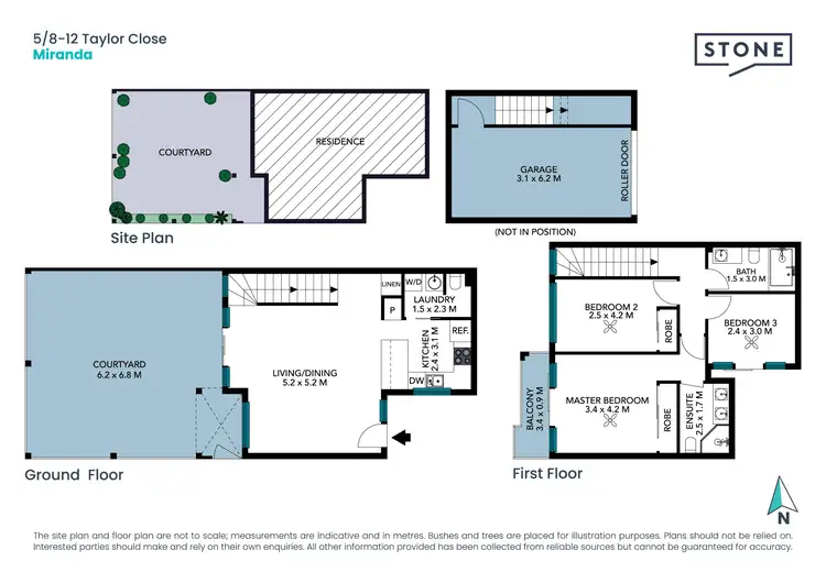 Floorplan of Homely townhouse listing, 5/8-12 Taylor Close, Miranda NSW 2228