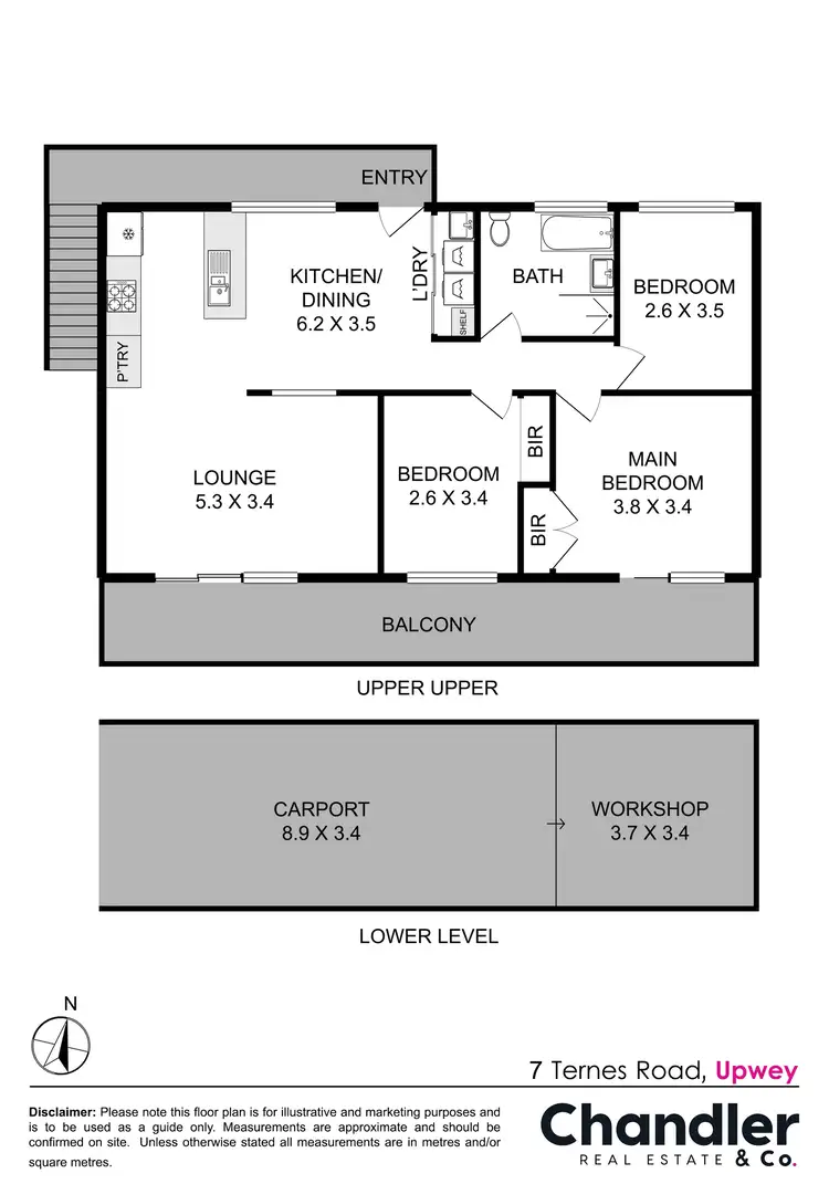 Floorplan of Homely house listing, 7 Ternes Road, Upwey VIC 3158