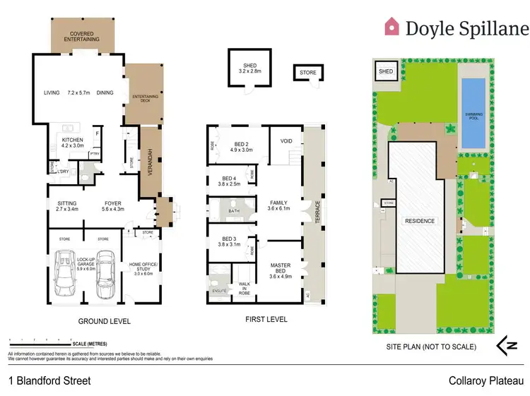 Floorplan of Homely house listing, 1 Blandford Street, Collaroy Plateau NSW 2097