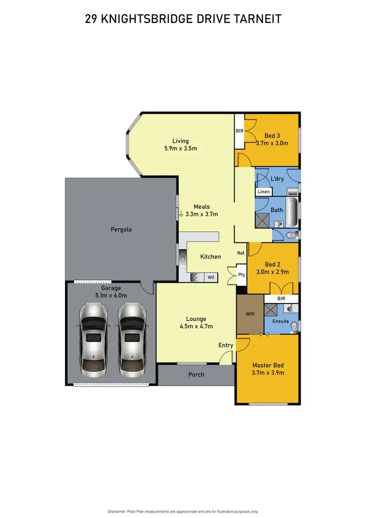 Floorplan of Homely house listing, 29 Knightsbridge Drive, Tarneit VIC 3029
