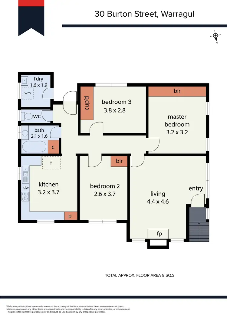 Floorplan of Homely house listing, 30 Burton Street, Warragul VIC 3820