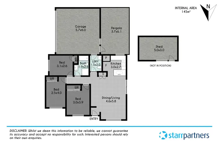 Floorplan of Homely villa listing, 4/174-176 Victoria Street, Kingswood NSW 2747