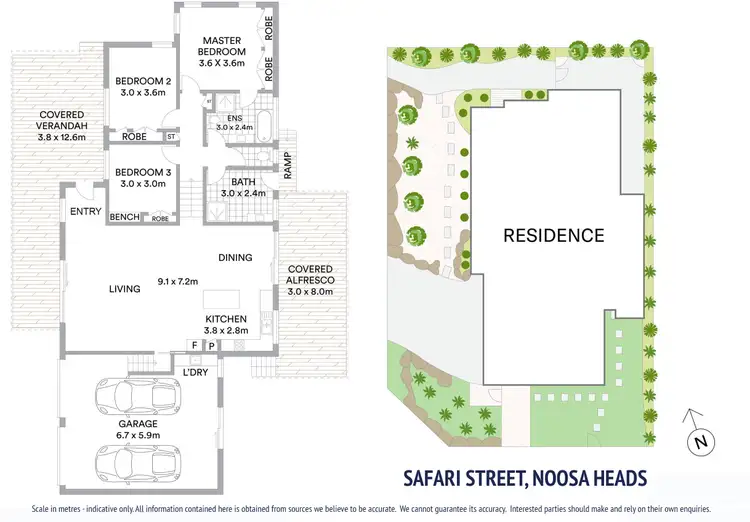 Floorplan of Homely house listing, - Safari Street, Noosa Heads QLD 4567
