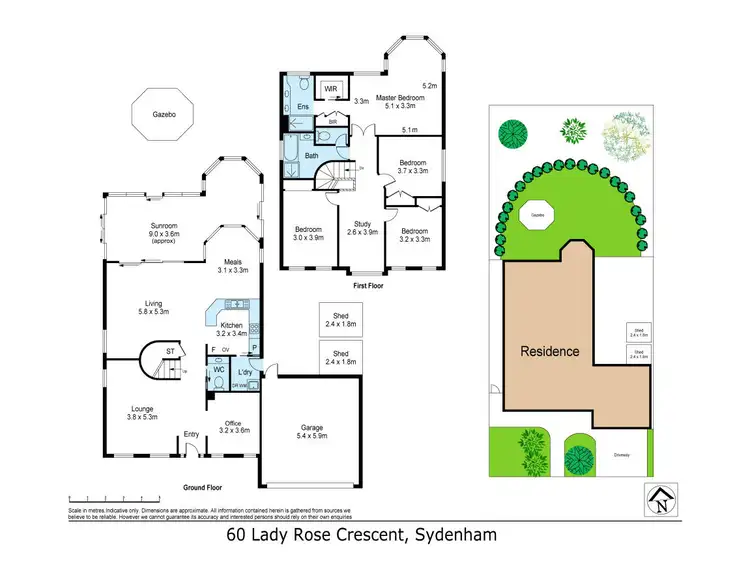 Floorplan of Homely house listing, 60 Lady Rose Crescent, Sydenham VIC 3037