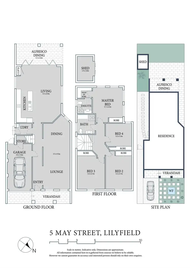 Floorplan of Homely house listing, 5 May Street, Lilyfield NSW 2040