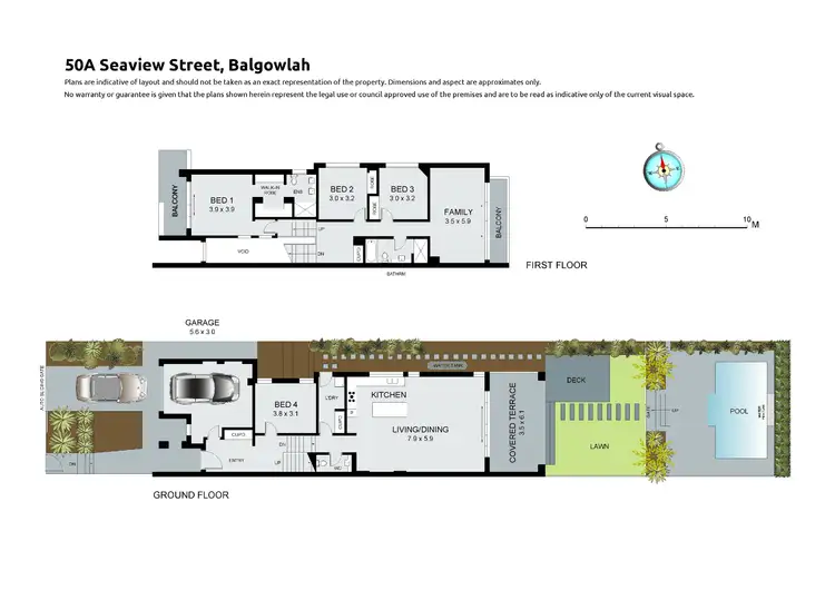 Floorplan of Homely house listing, 50A Seaview Street, Balgowlah NSW 2093