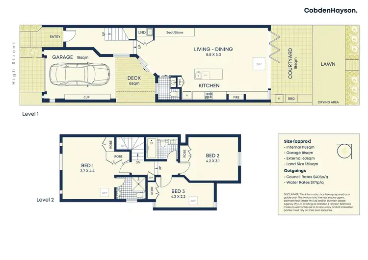 Floorplan of Homely house listing, 32b High Street, Balmain NSW 2041
