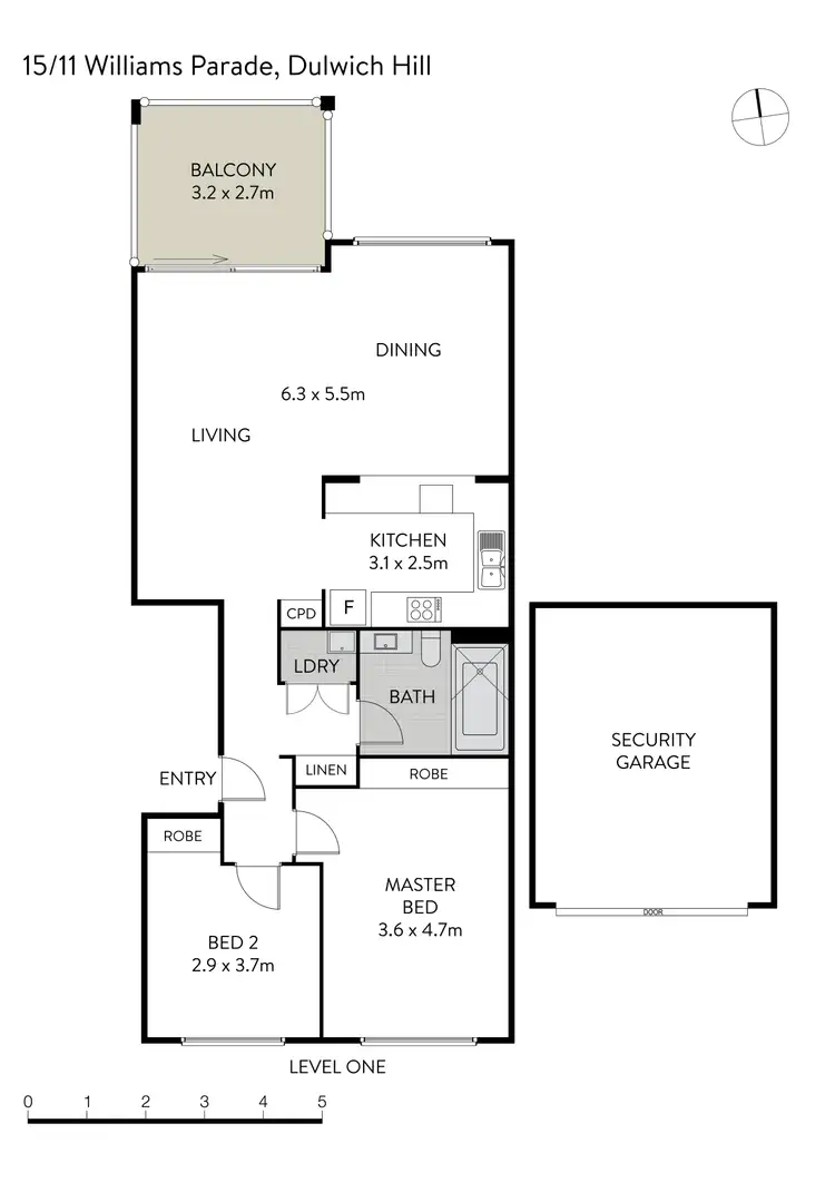 Floorplan of Homely apartment listing, 15/11 Williams Parade, Dulwich Hill NSW 2203