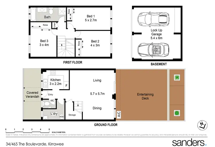Floorplan of Homely townhouse listing, 34/465-479 The Boulevarde, Kirrawee NSW 2232