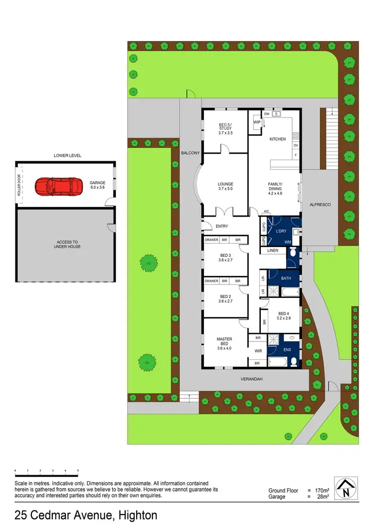 Floorplan of Homely house listing, 25 Cedmar Avenue, Highton VIC 3216