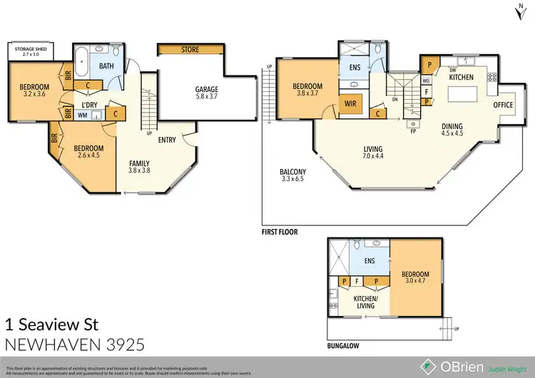 Floorplan of Homely house listing, 1 Seaview Street, Newhaven VIC 3925