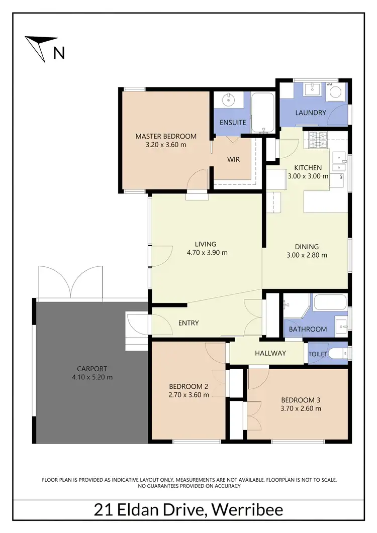 Floorplan of Homely house listing, 21 Eldan Drive, Werribee VIC 3030