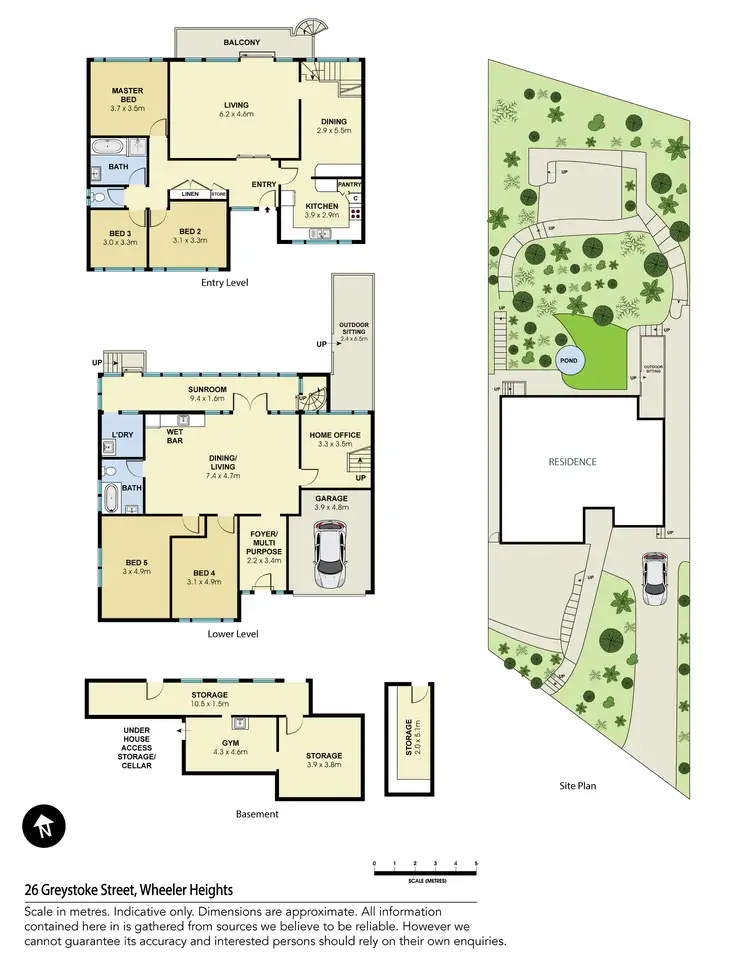 Floorplan of Homely house listing, 26 Greystoke Street, Wheeler Heights NSW 2097