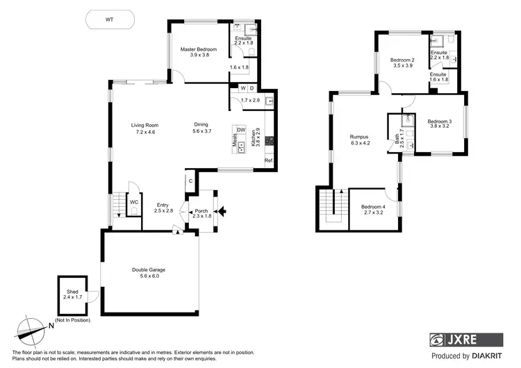Floorplan of Homely townhouse listing, 2/5 Dover Street, Oakleigh East VIC 3166