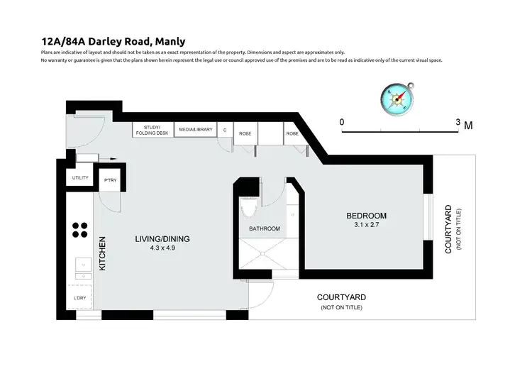 Floorplan of Homely unit listing, 12A/84A Darley Road, Manly NSW 2095
