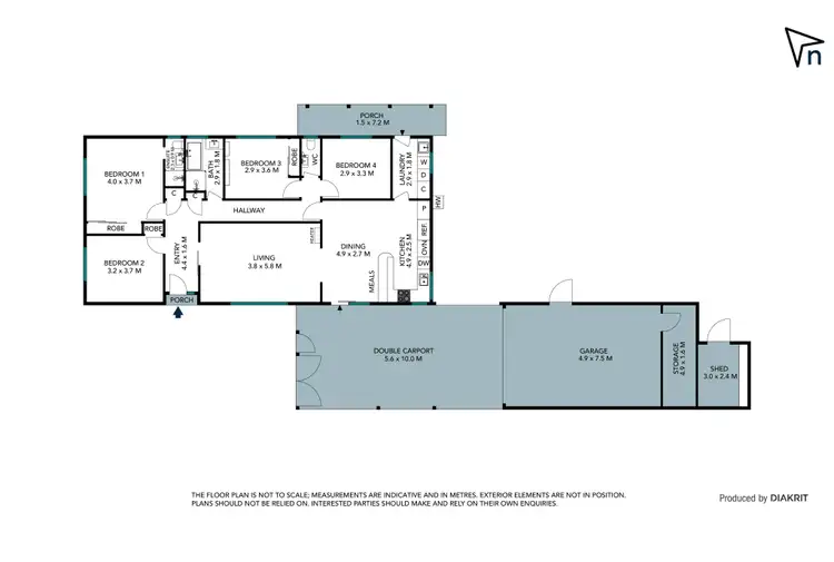 Floorplan of Homely house listing, 40 Carlisle Drive, Epping VIC 3076