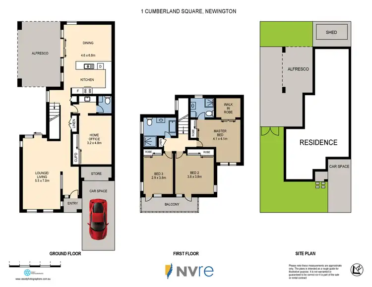 Floorplan of Homely house listing, 1 Cumberland Square, Newington NSW 2127