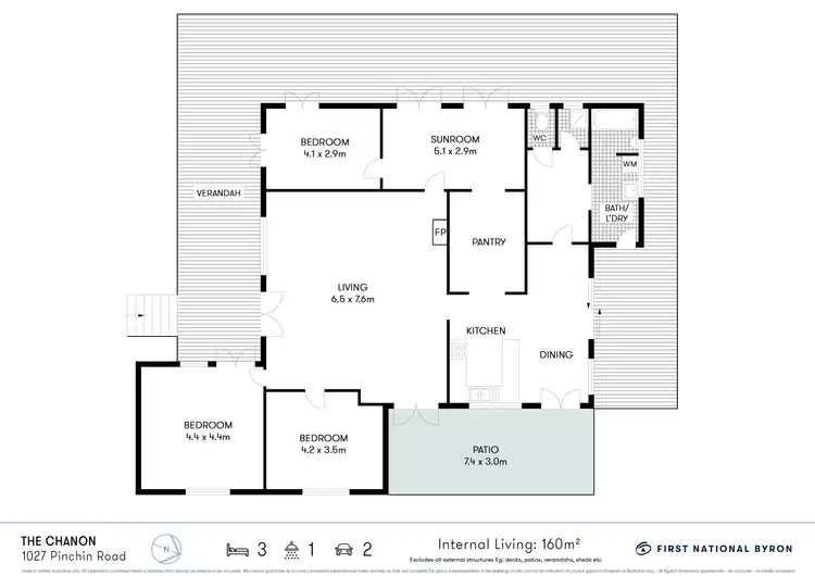 Floorplan of Homely house listing, 1027 Pinchin Road, The Channon NSW 2480