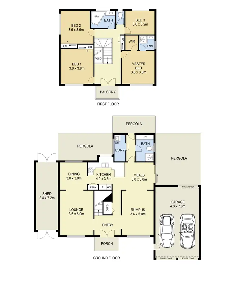 Floorplan of Homely house listing, 10 Darracq Drive, Keilor Downs VIC 3038